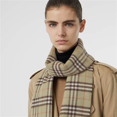 burberry check cashmere scarf sale.